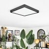 Finsrud ceiling light, Panel LED black, 1-light source