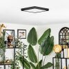 Finsrud ceiling light, Panel LED black, 1-light source