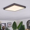 Finsrud ceiling light, Panel LED black, 1-light source