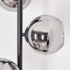 Koyoto floor lamp chrome, Smoke-coloured, 3-light sources