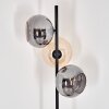 Apedo floor lamp Amber, Smoke-coloured, 3-light sources