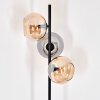 Apedo floor lamp Amber, Smoke-coloured, 3-light sources