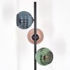 Koyoto floor lamp blue, green, coppery, 3-light sources