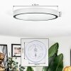 Kelan ceiling light LED silver, 1-light source