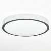 Kelan ceiling light LED silver, 1-light source