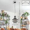 Elvor hanging light, pendant light black, 1-light source