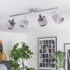 Ailer ceiling light, ceiling spotlight chrome, 4-light sources