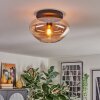 Mertola ceiling light, globe light Amber, 1-light source