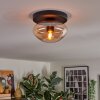 Mertola ceiling light, globe light Amber, 1-light source