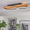 Pompu ceiling light LED Ecru, black, 1-light source