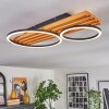 Pompu ceiling light LED Ecru, black, 1-light source