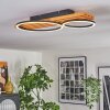 Pompu ceiling light LED Ecru, black, 1-light source