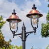 Gascon outdoor light, lamp post, path light black, 2-light sources