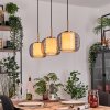 Gutdalen hanging light, pendant light gold, black, 3-light sources