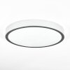 Ciron ceiling light LED silver, 1-light source, Remote control