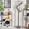 Gastor floor lamp chrome, Smoke-coloured, 6-light sources