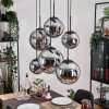 Gastor hanging light, globe light, pendant light Smoke-coloured, 6-light sources