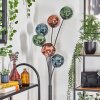 Ripoll floor lamp blue, green, coppery, 6-light sources