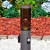 Sessa outdoor socket, pedestal light, path light anthracite, 1-light source, Motion sensor