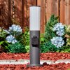 Caserta outdoor socket, pedestal light, path light anthracite, 1-light source