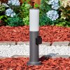 Caserta outdoor socket, pedestal light, path light anthracite, 1-light source