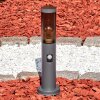 Sessa pedestal light, path light anthracite, 1-light source, Motion sensor