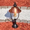 Gascon path light copper, black, 1-light source