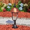 Gascon path light copper, black, 1-light source