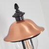 Gascon outdoor wall light, wall light copper, black, 1-light source