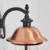 Gascon outdoor wall light, wall light copper, black, 1-light source