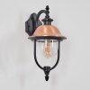 Gascon outdoor wall light, wall light copper, black, 1-light source