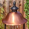 Gascon lamp post, path light copper, black, 1-light source