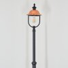 Gascon lamp post, path light copper, black, 1-light source