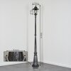 Lignac lamp post, path light black, silver, 1-light source