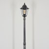 Lignac lamp post, path light black, silver, 1-light source