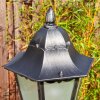 Lignac lamp post, path light black, silver, 1-light source