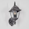 Naofe outdoor wall light, wall light black, silver, 1-light source