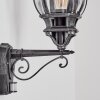 Lentua outdoor wall light, wall light black, silver, 1-light source, Motion sensor