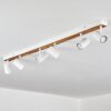 Gesteira ceiling light, ceiling spotlight Ecru, white, 6-light sources