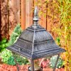 Naofe path light black, silver, 1-light source