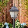 Naofe path light black, silver, 1-light source