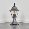 Naofe pedestal light, path light black, silver, 1-light source