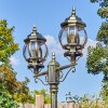 Lentua lamp post, path light gold, black, 2-light sources