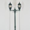 Lentua lamp post, path light green, black, 2-light sources