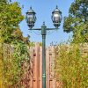 Lentua lamp post, path light green, black, 2-light sources