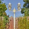 Lentua lamp post, path light gold, white, 2-light sources