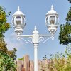 Lentua lamp post, path light white, 2-light sources