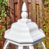 Lentua lamp post, path light white, 2-light sources