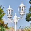 Lentua lamp post, path light white, 2-light sources