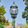 Lentua lamp post, path light green, black, 1-light source